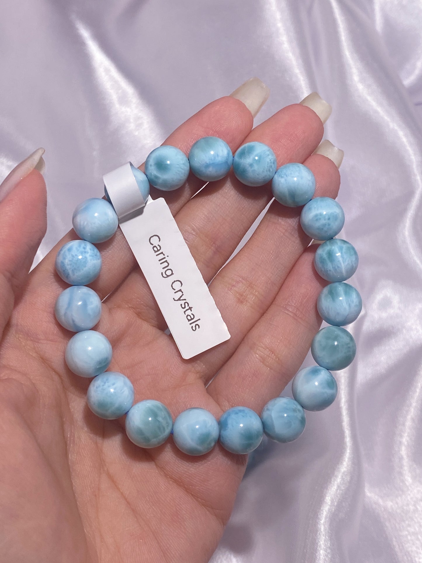 High Quality Larimar Bracelet (Rare)