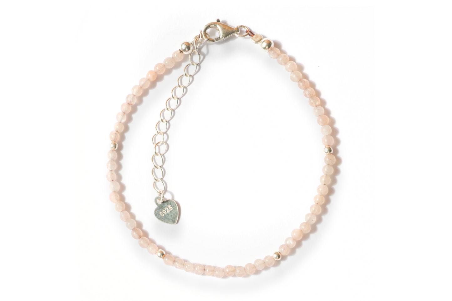 Care Band Peach Moonstone Bracelet