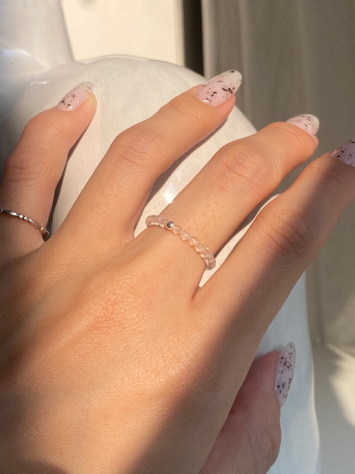 Care Ring Clear Quartz