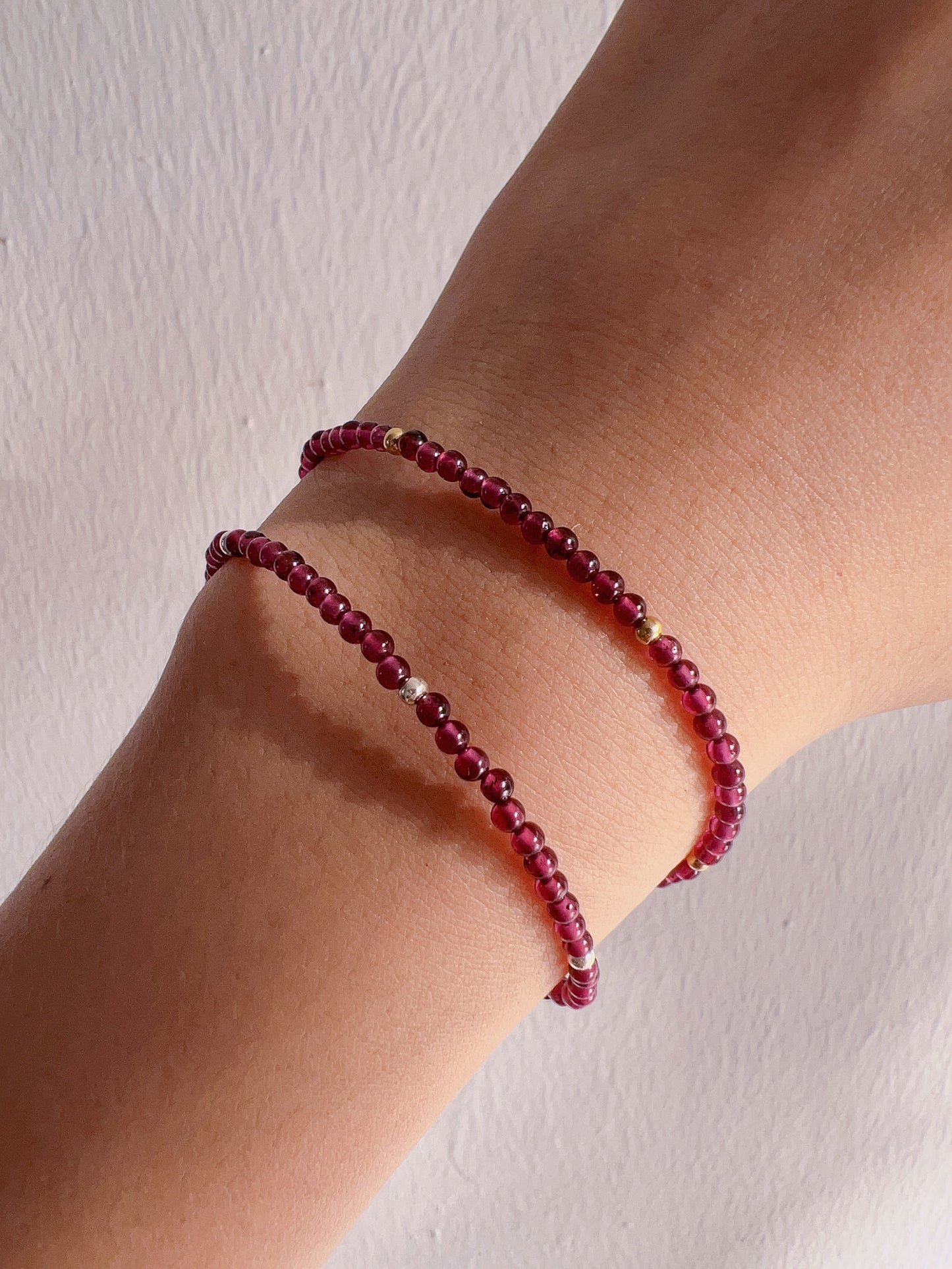 Care Band Garnet Bracelet