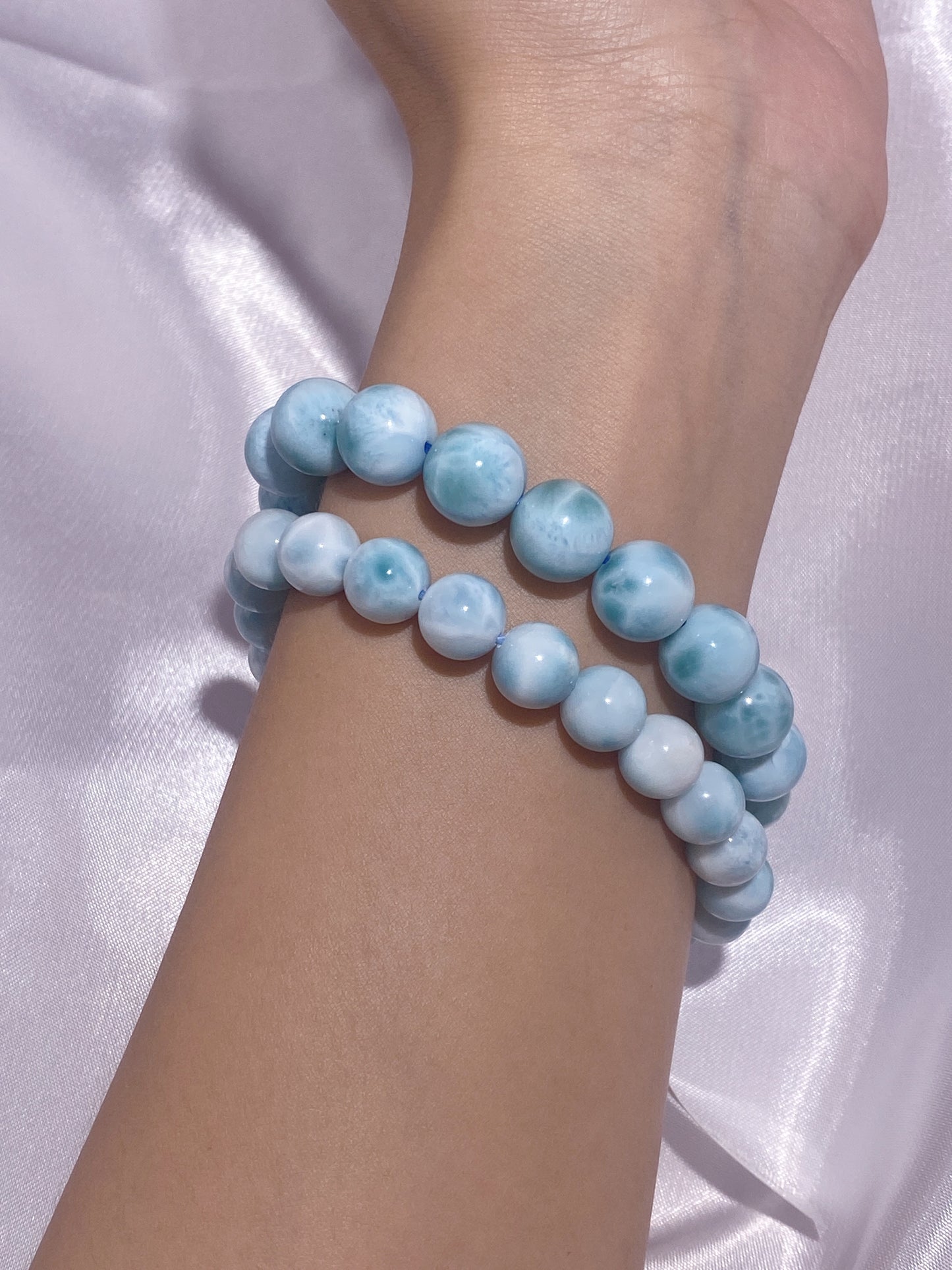 High Quality Larimar Bracelet (Rare)