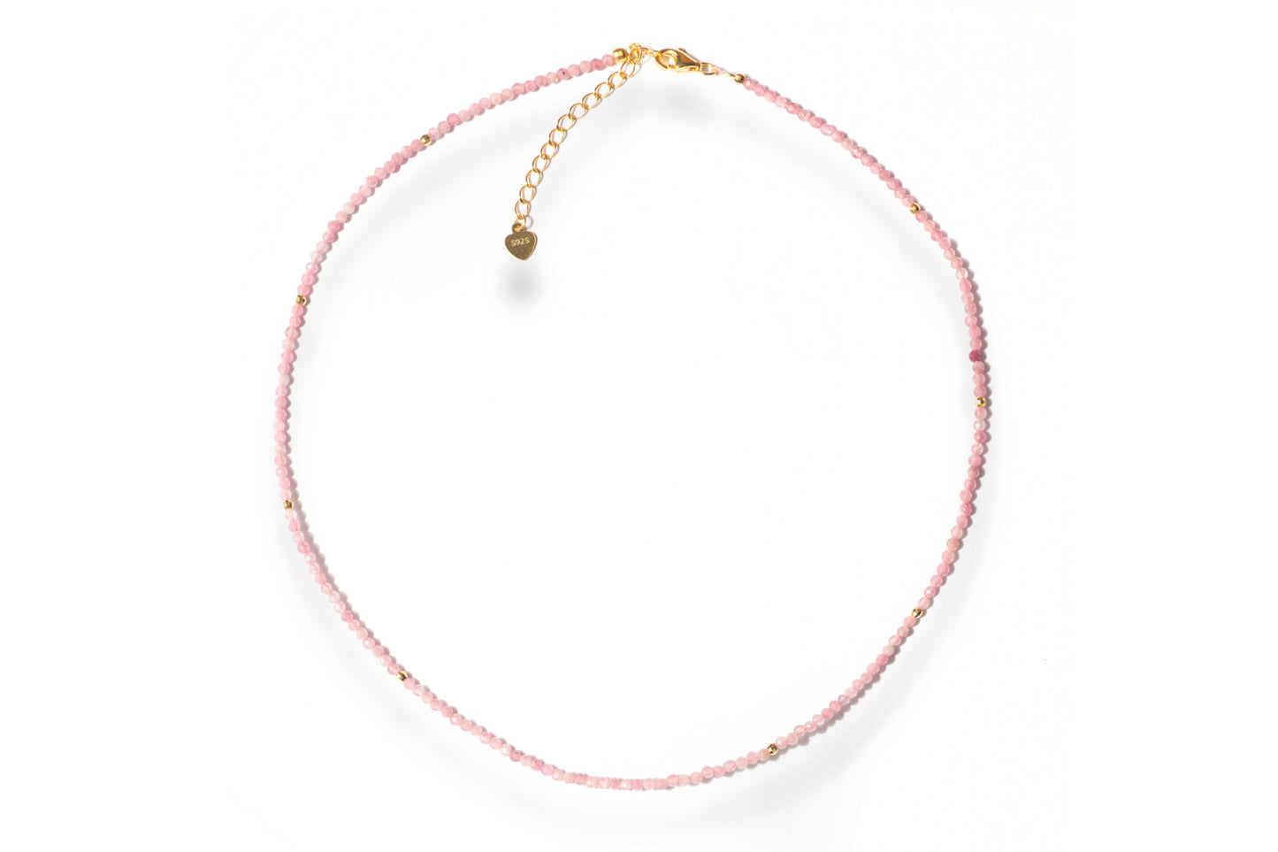 Care Band Pink Tourmaline Faceted Necklace
