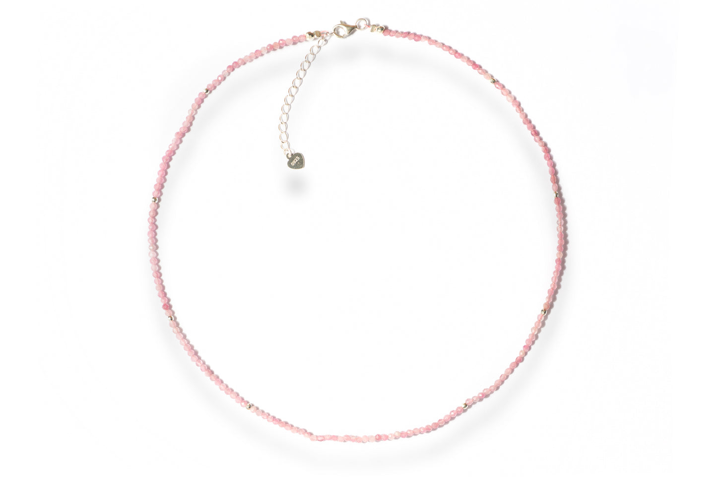 Care Band Pink Tourmaline Faceted Necklace