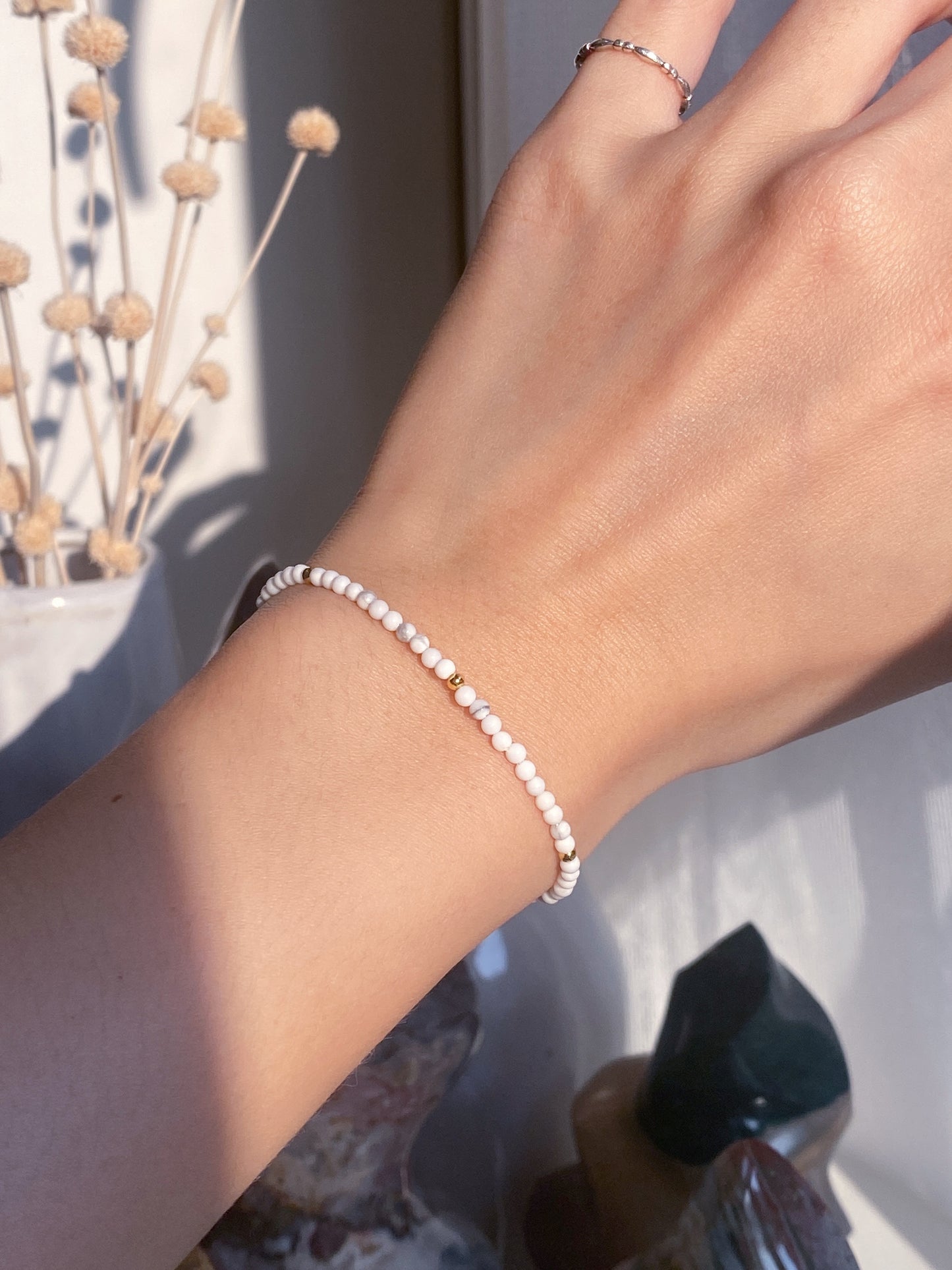 Care Band Howlite Bracelet