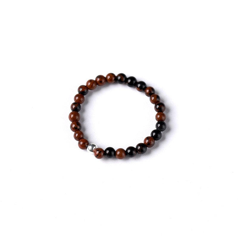 Care Ring Mahogany Obsidian