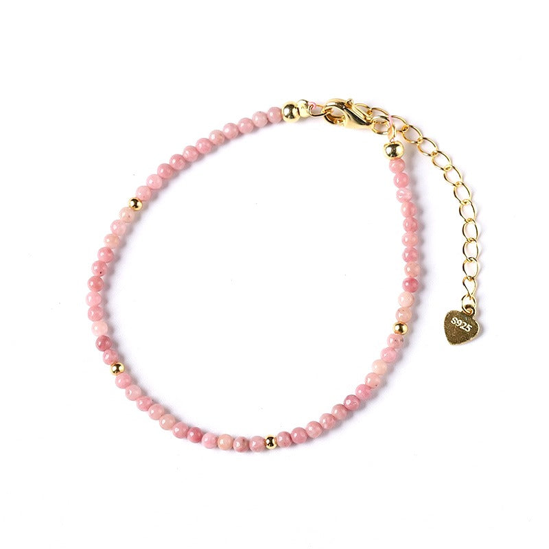 Care Band Pink Petrified Wood Bracelet