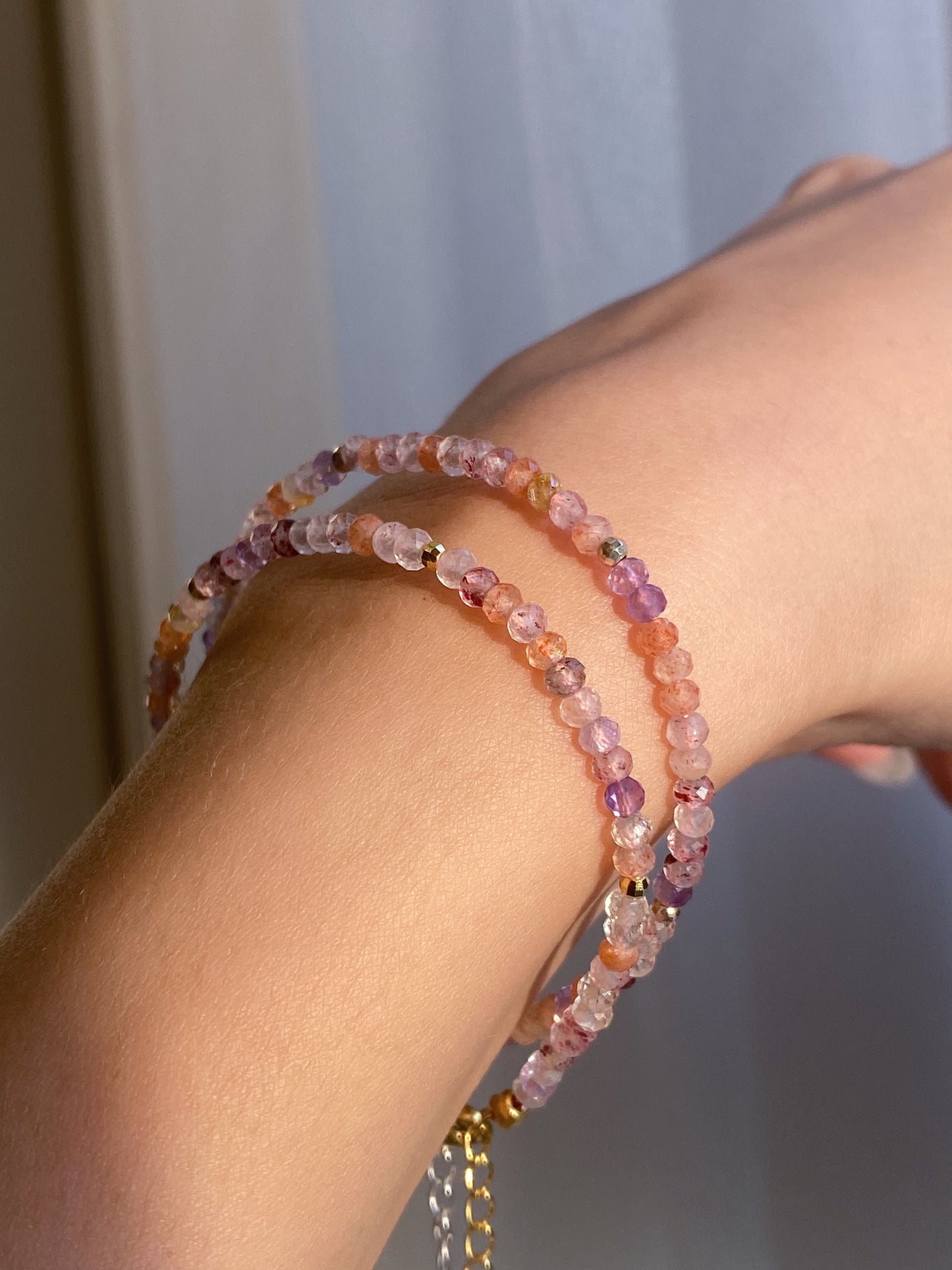 Care Band Super Seven Abacus Bracelet