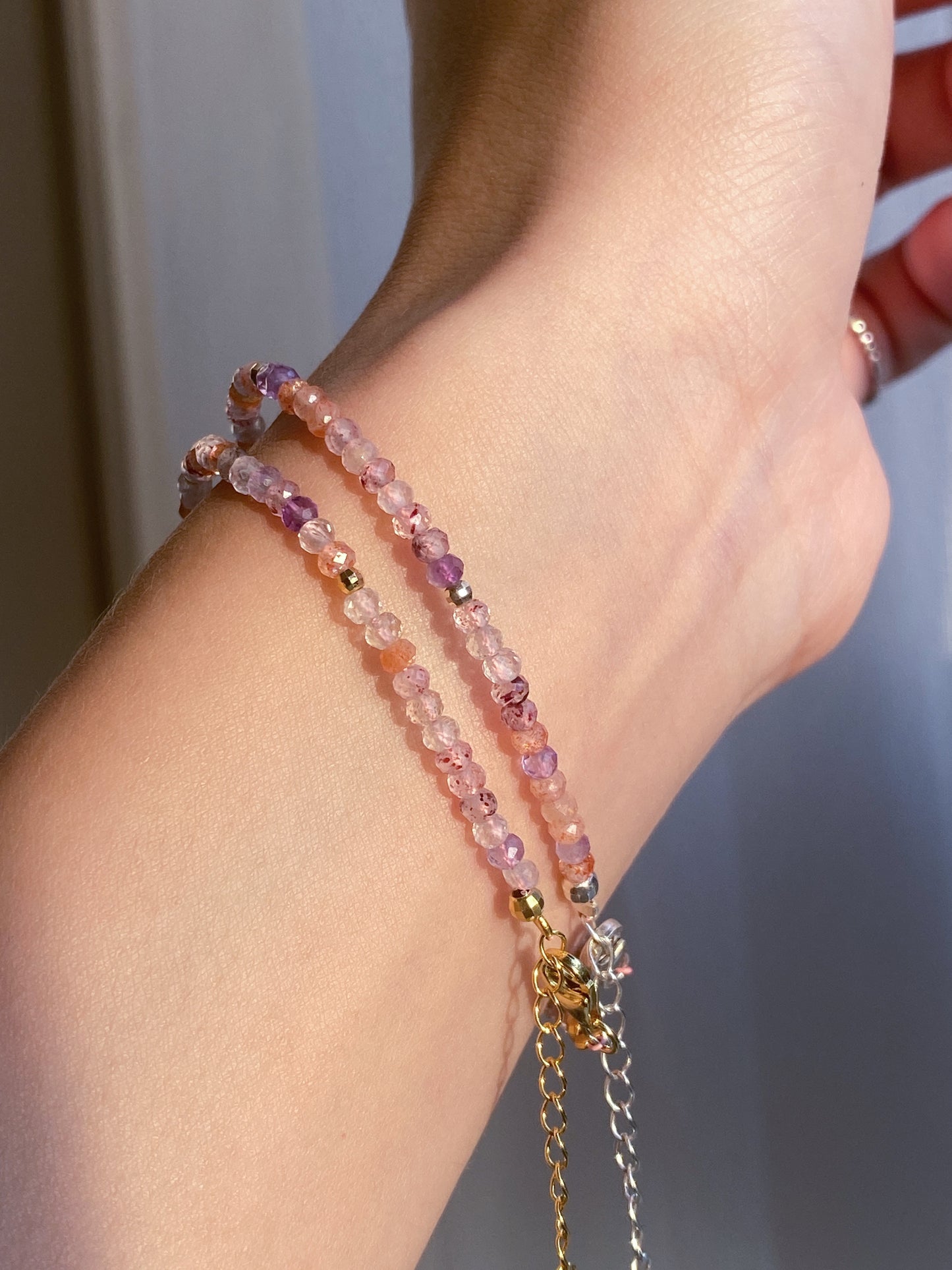 Care Band Super Seven Abacus Bracelet