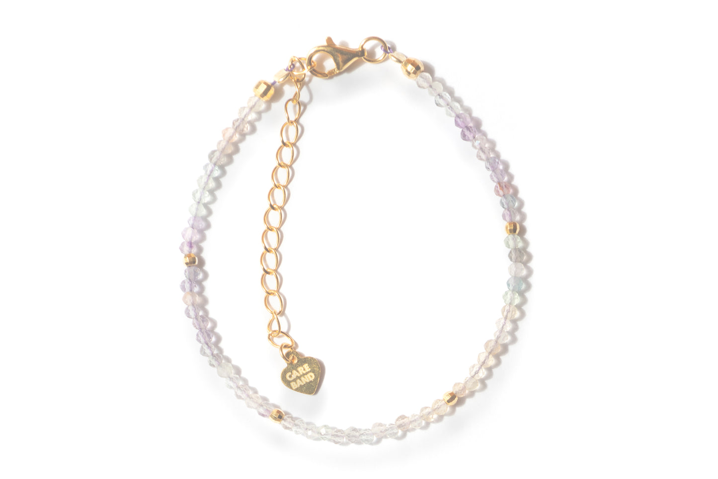 Care Band Fluorite Faceted Bracelet