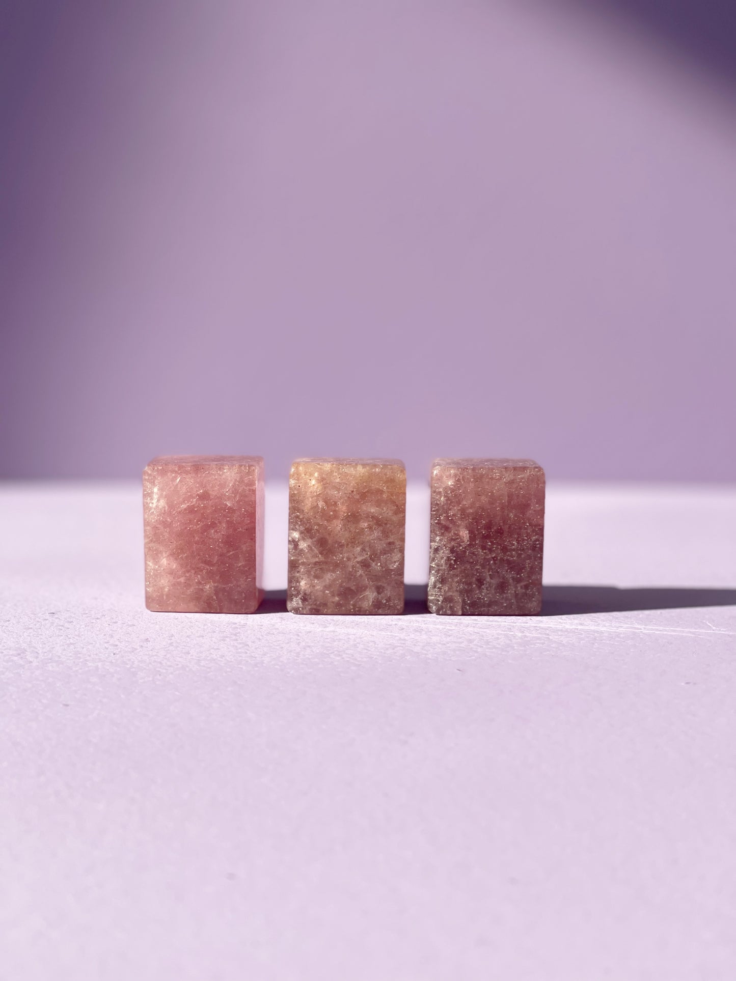 Red Aventurine Mahjong Tile