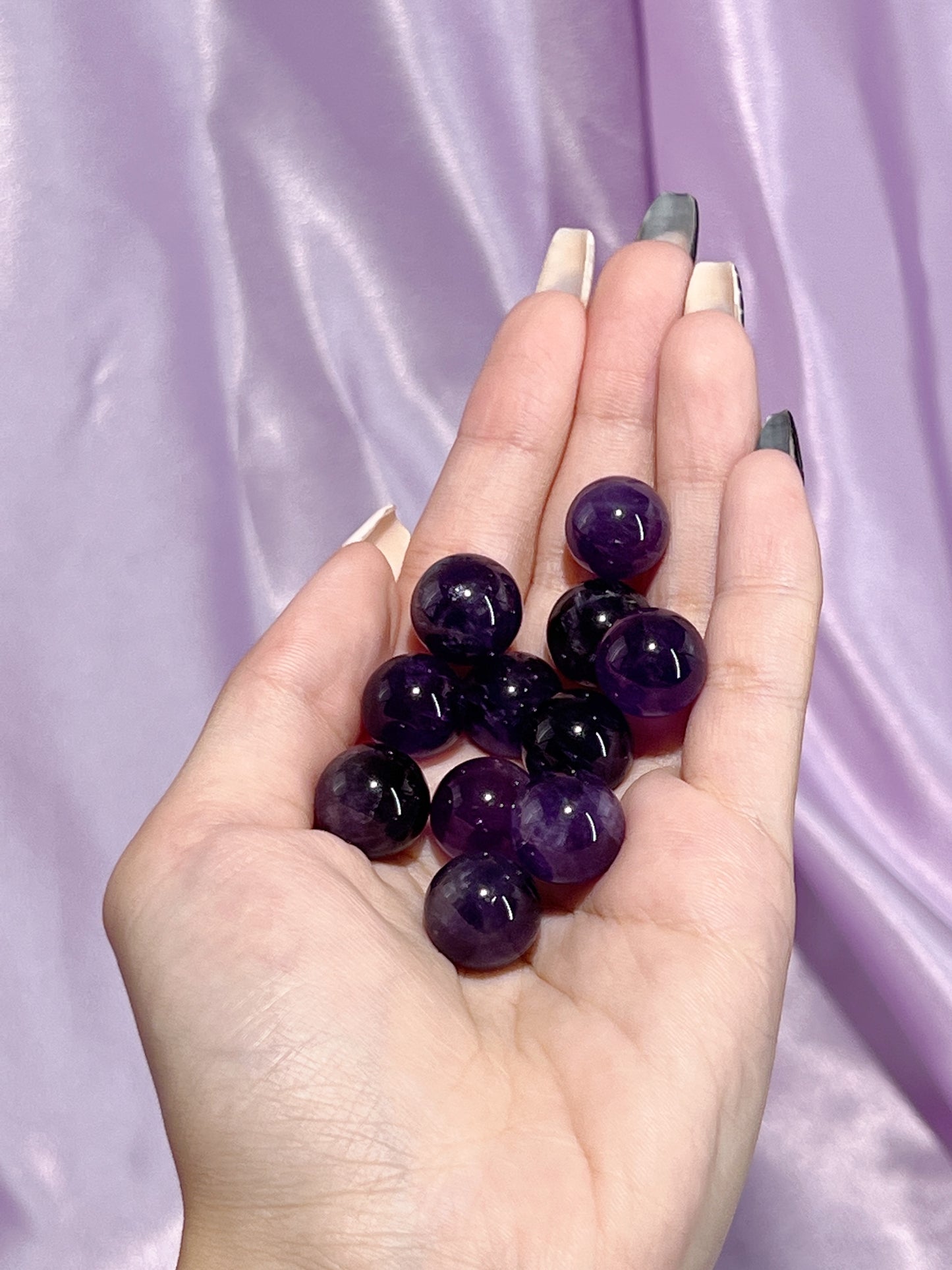 High Quality Amethyst Sphere (13-14mm)