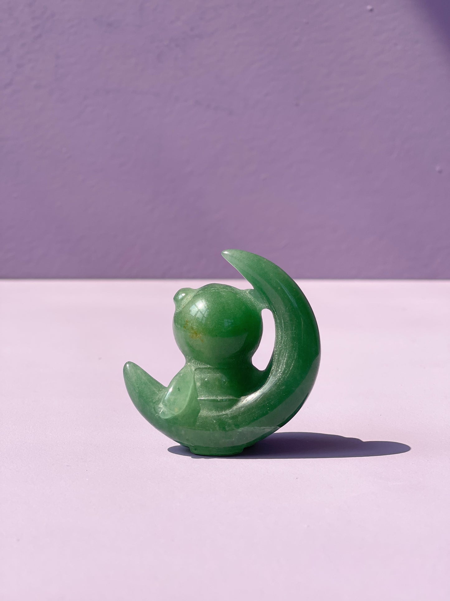 Green Aventurine Clover Bear-stronaut