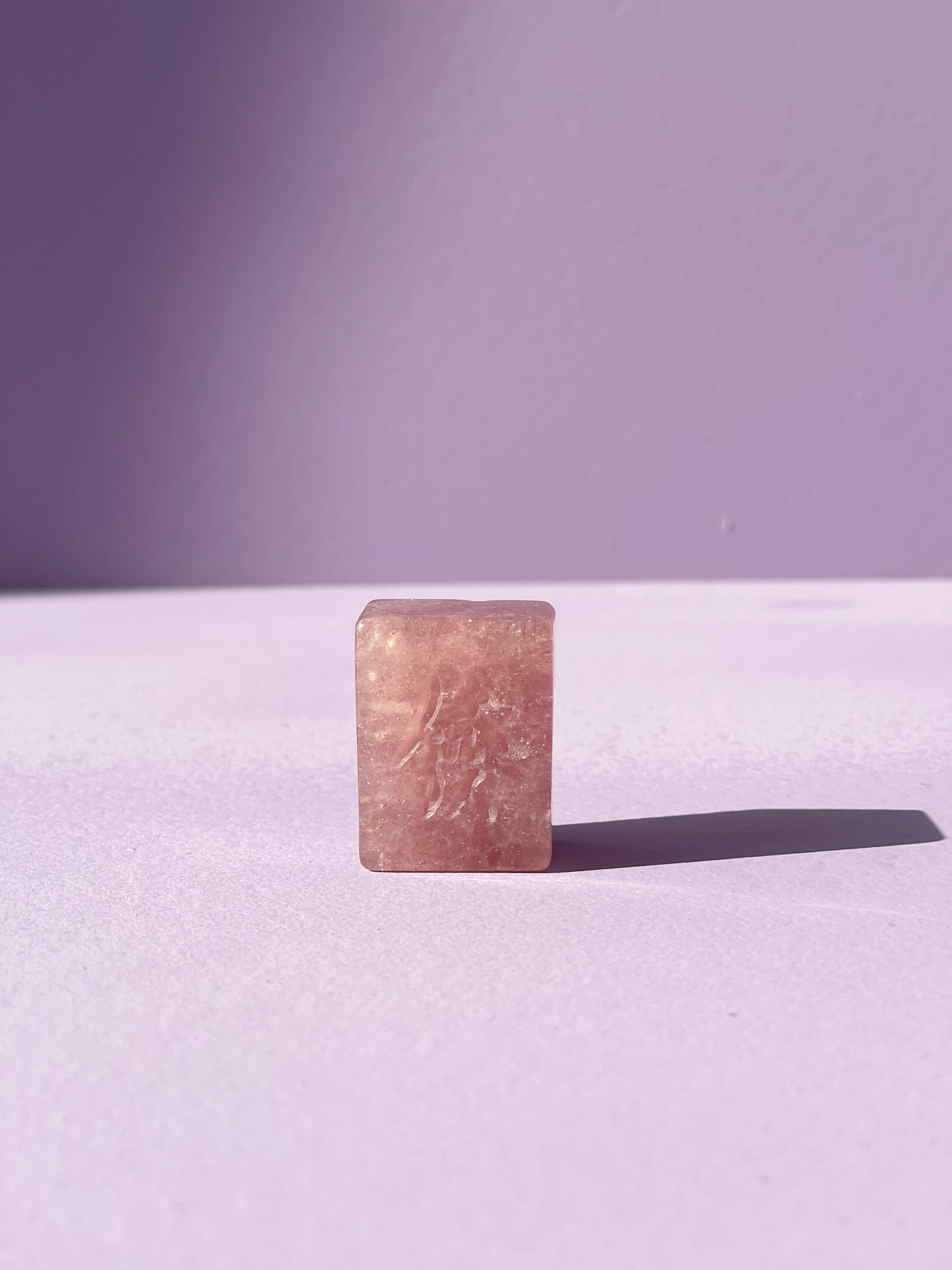 Red Aventurine Mahjong Tile
