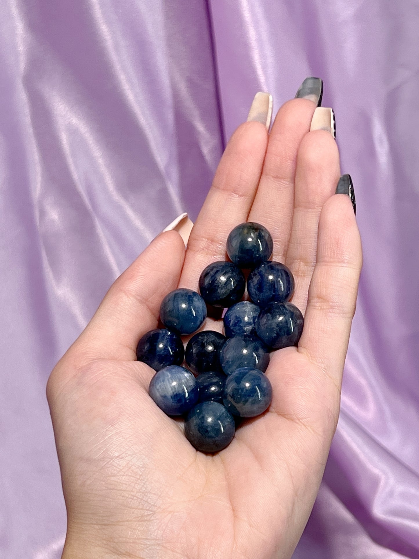High Quality Blue Kyanite Sphere (13-14mm)