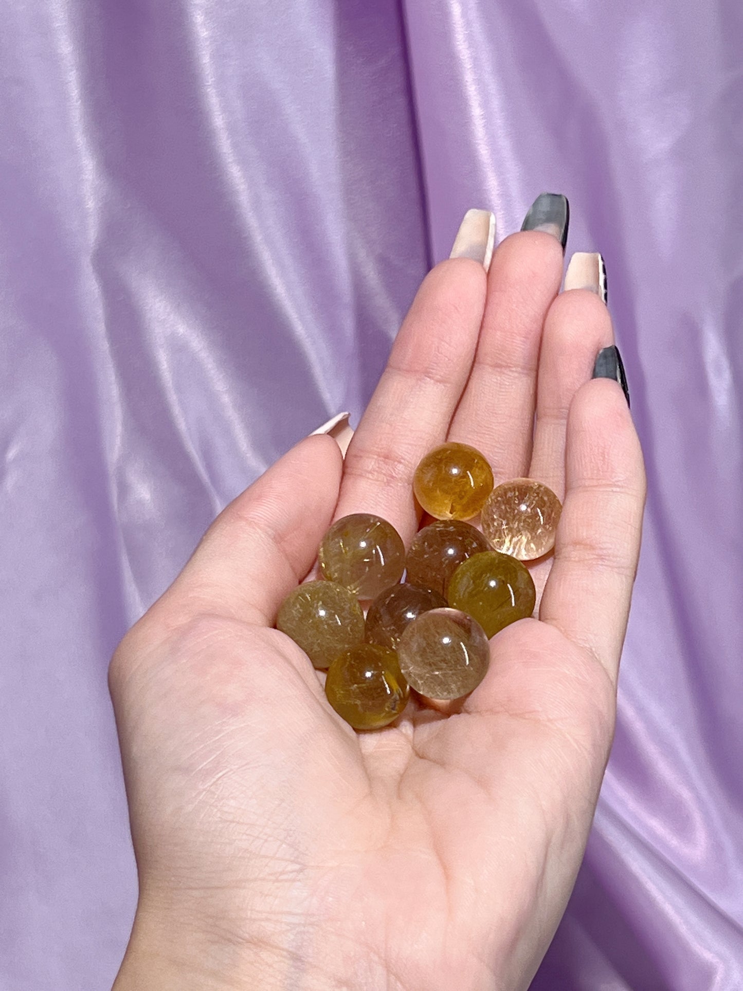 High Quality Rutilated Quartz Sphere (14-15mm)