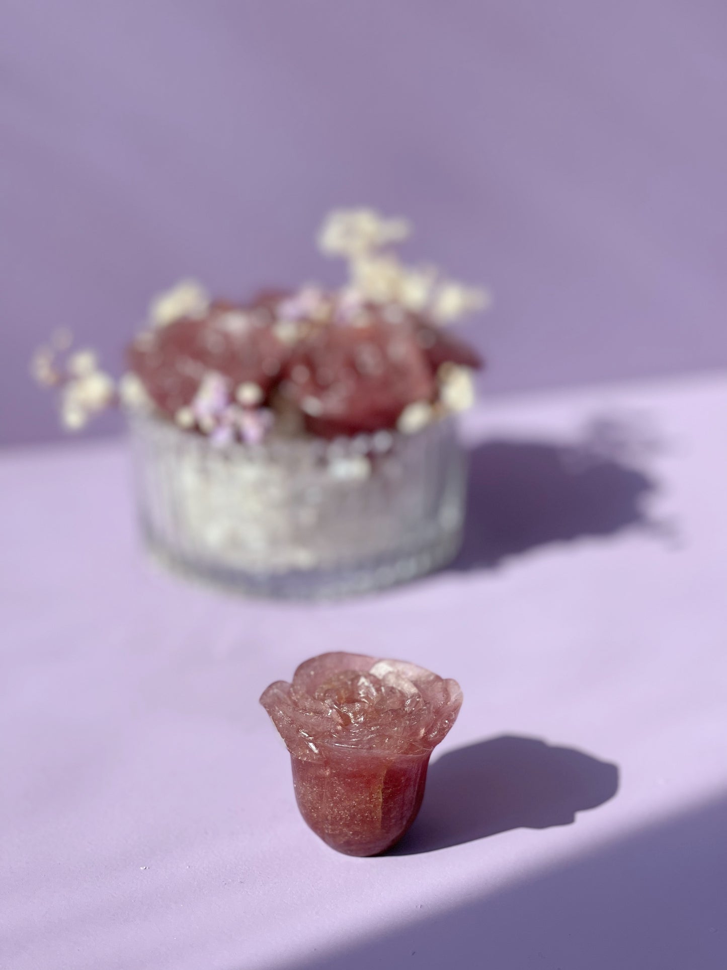 Red Aventurine Rose