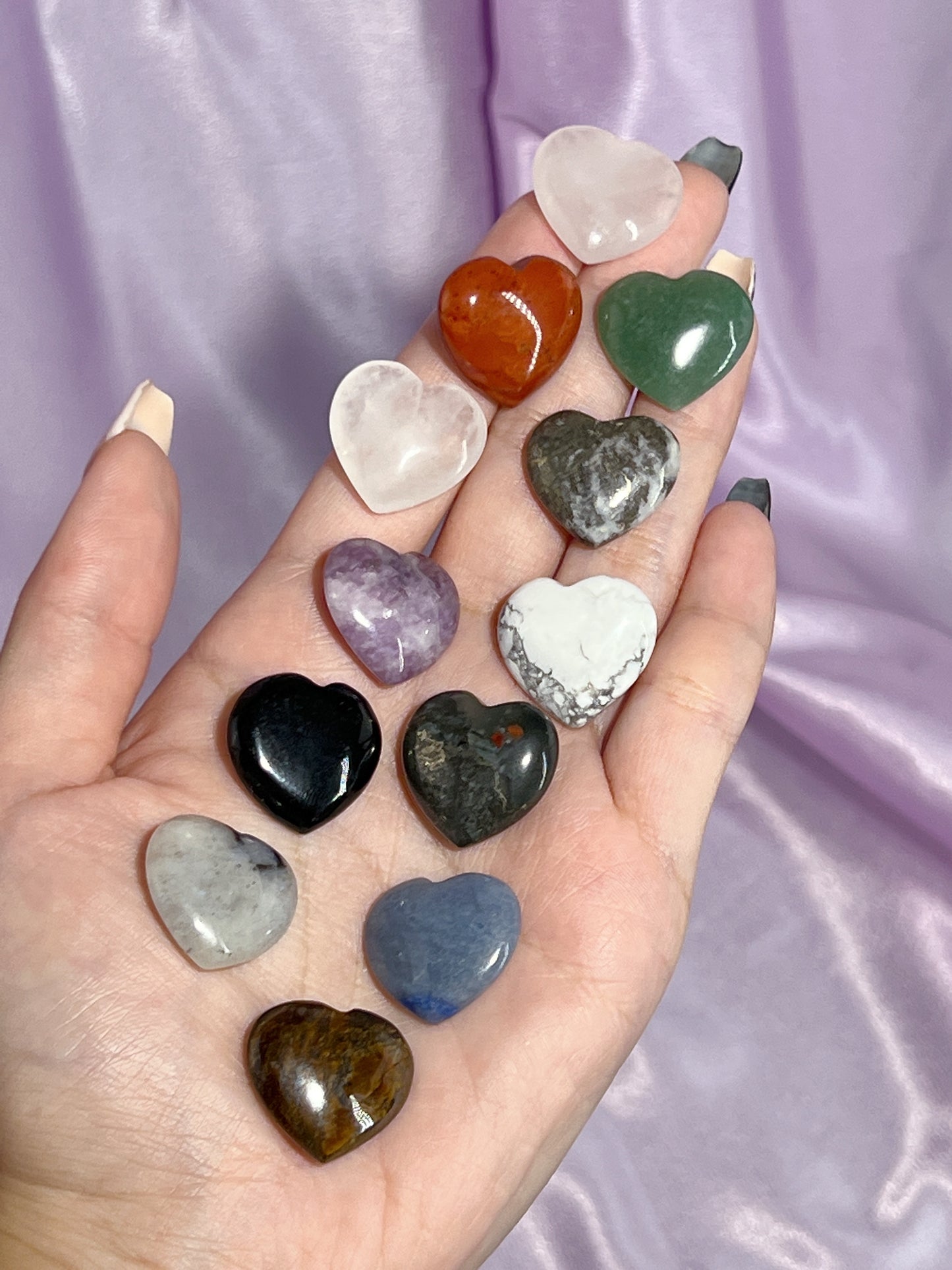 Crystal Hearts 2cm