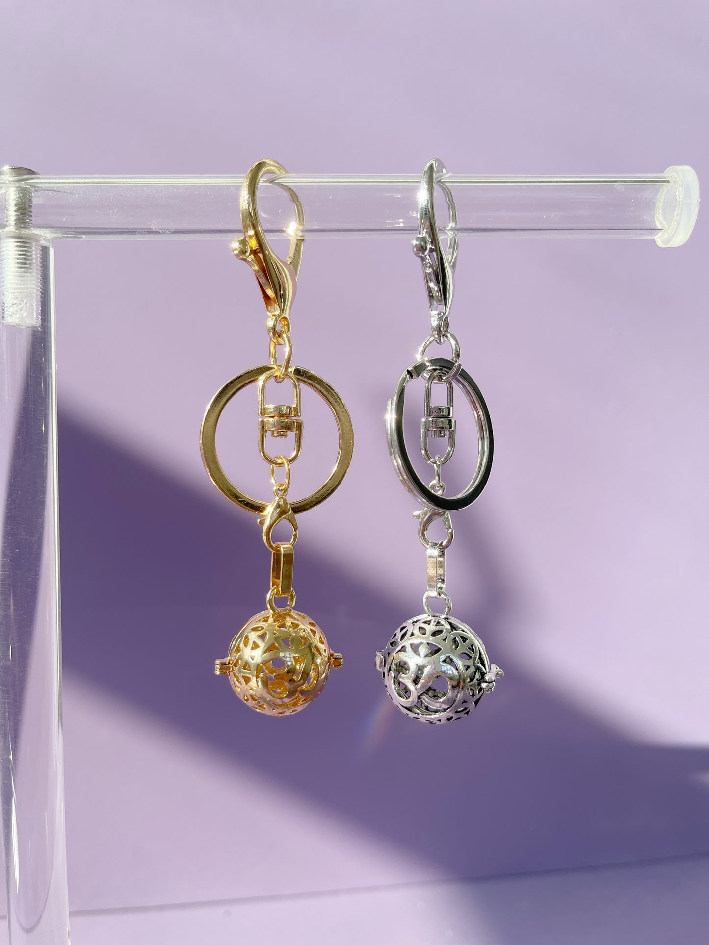 Om Locket Bag Charm and Necklace