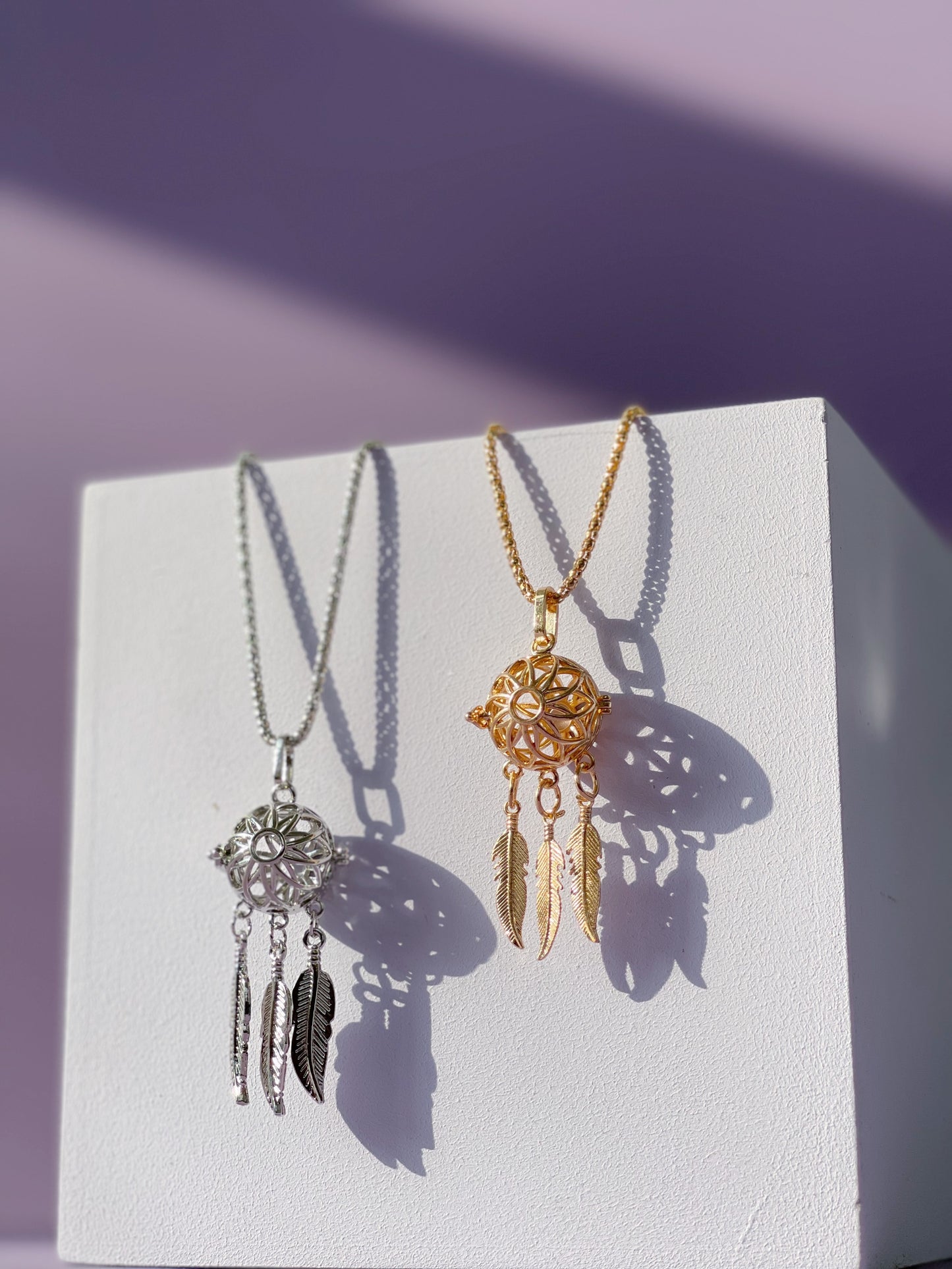 Dreamcatcher Locket Bag Charm and Necklace