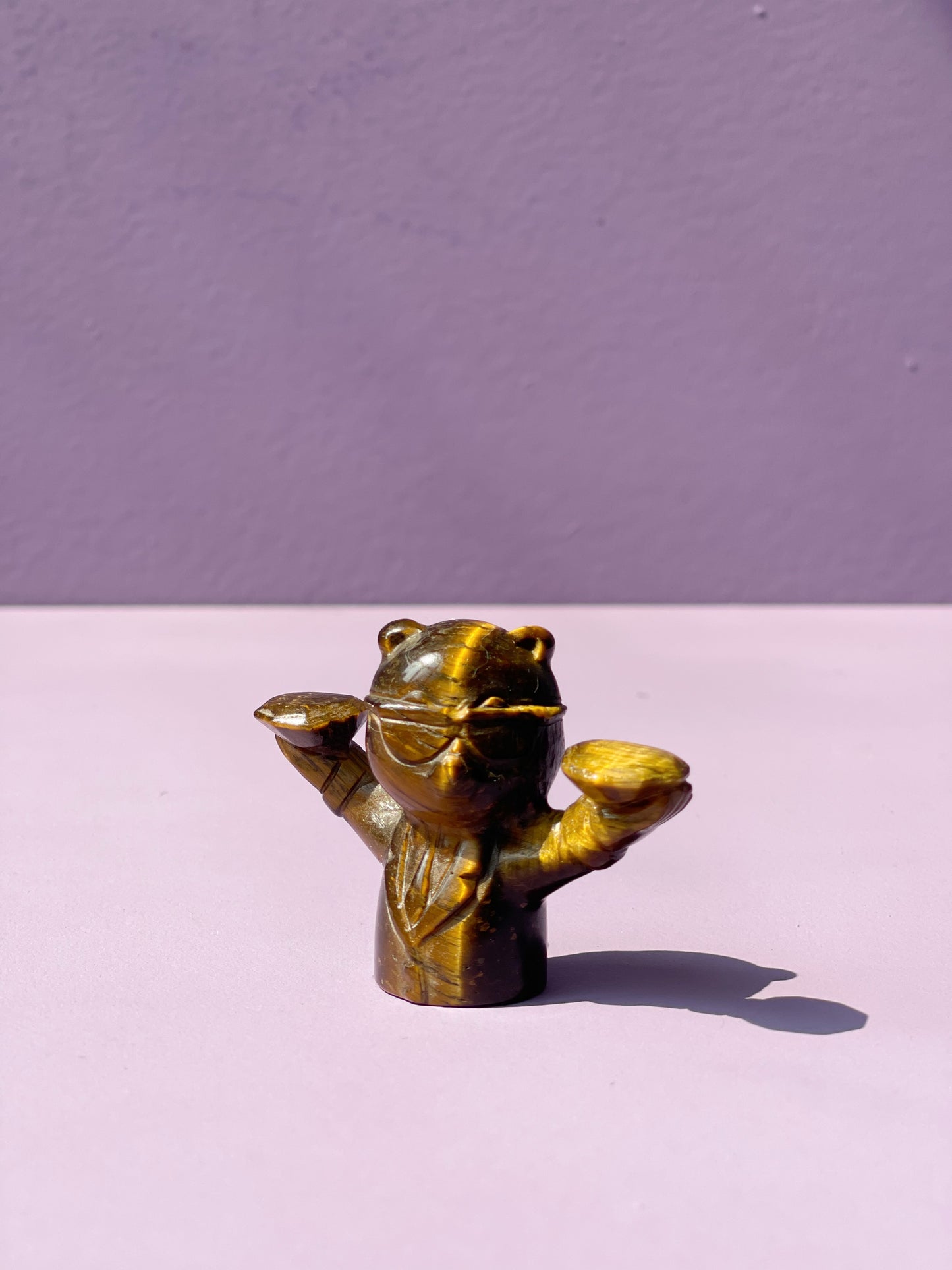 Golden Tiger's Eye Diamond Hands Meme