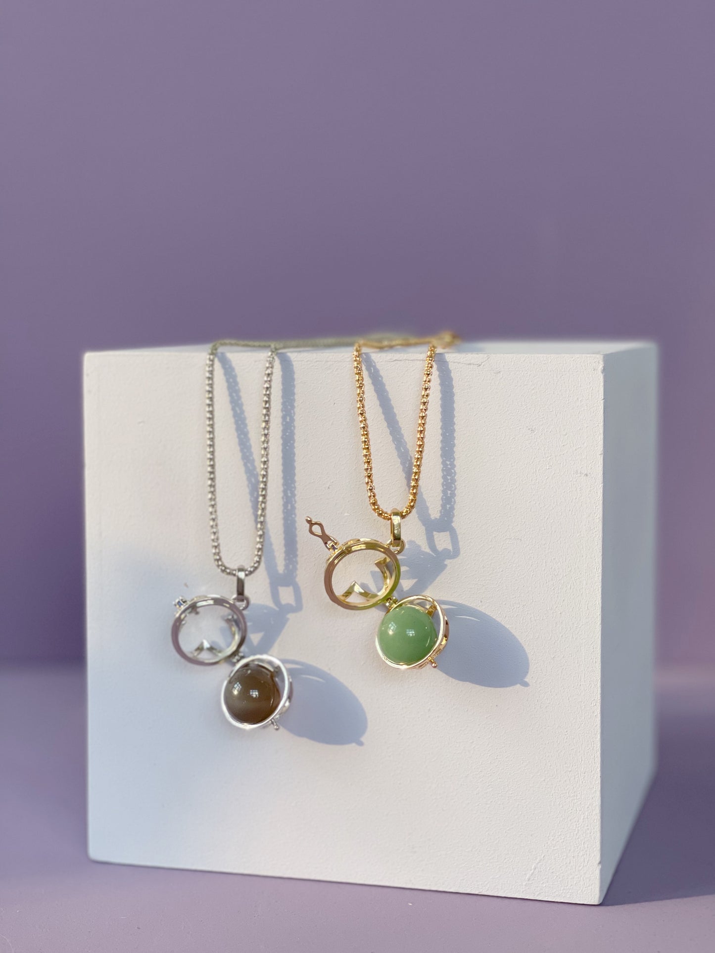 Clover Locket Bag Charm and Necklace