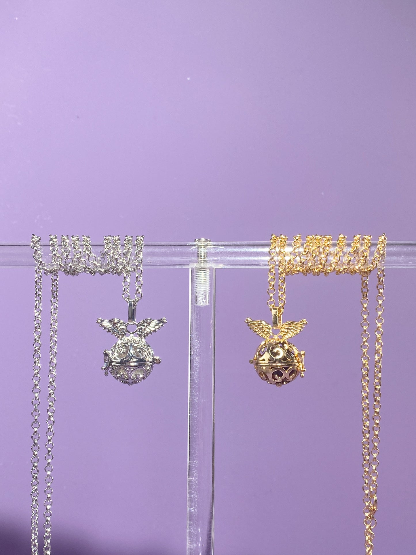 Big Wing Locket Bag Charm and Necklace