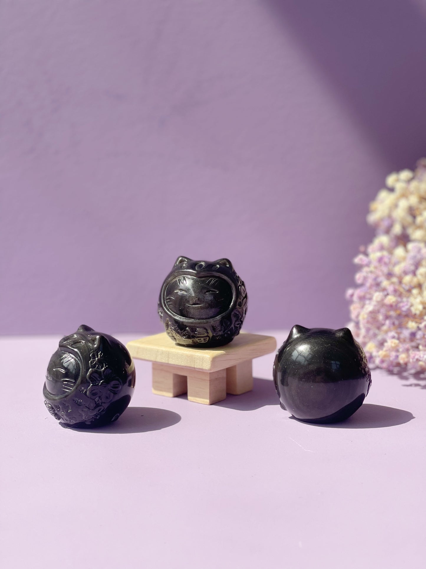 Silver Sheen Obsidian Darumao™