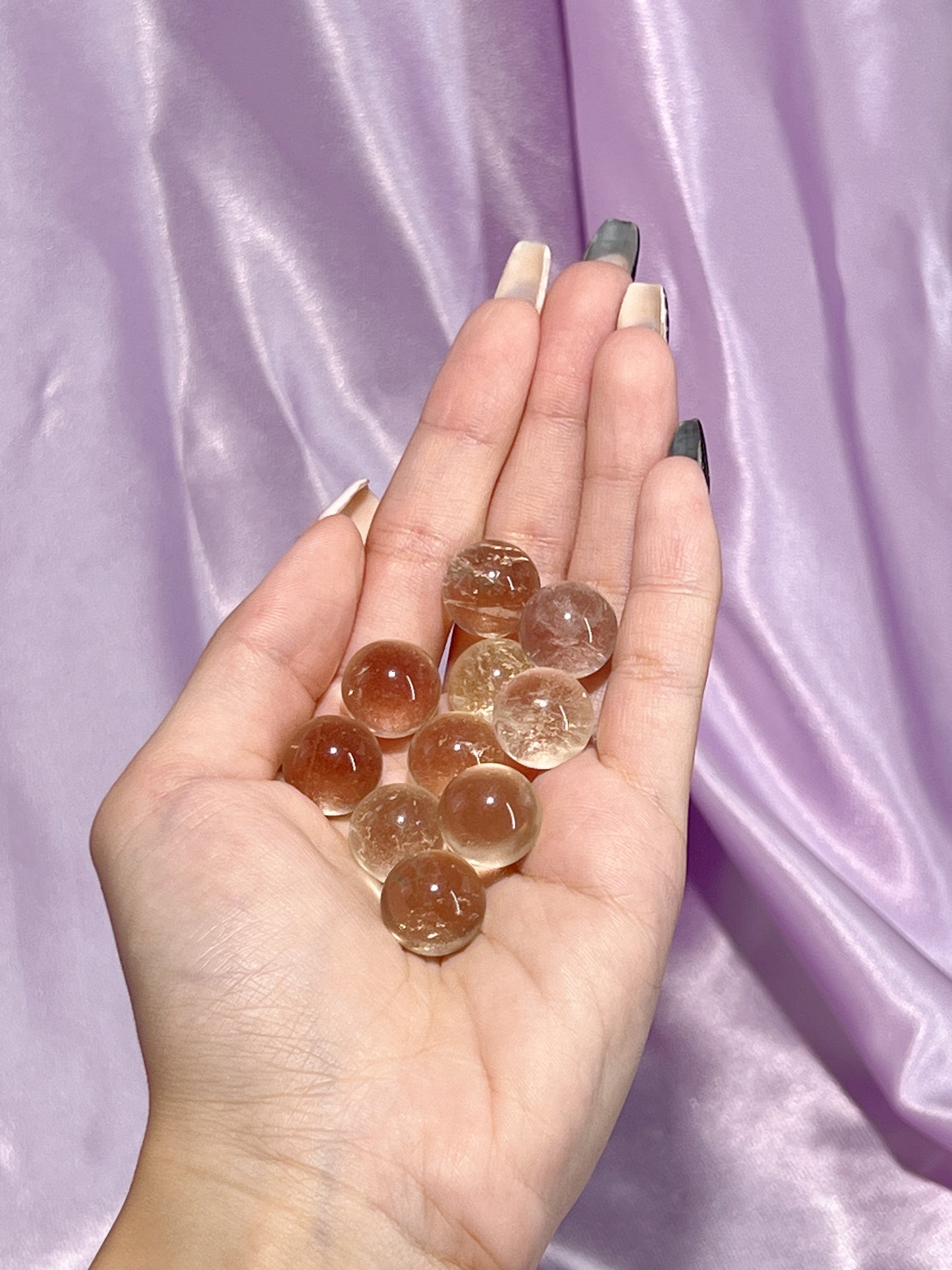High Quality Citrine Sphere (14-15mm)