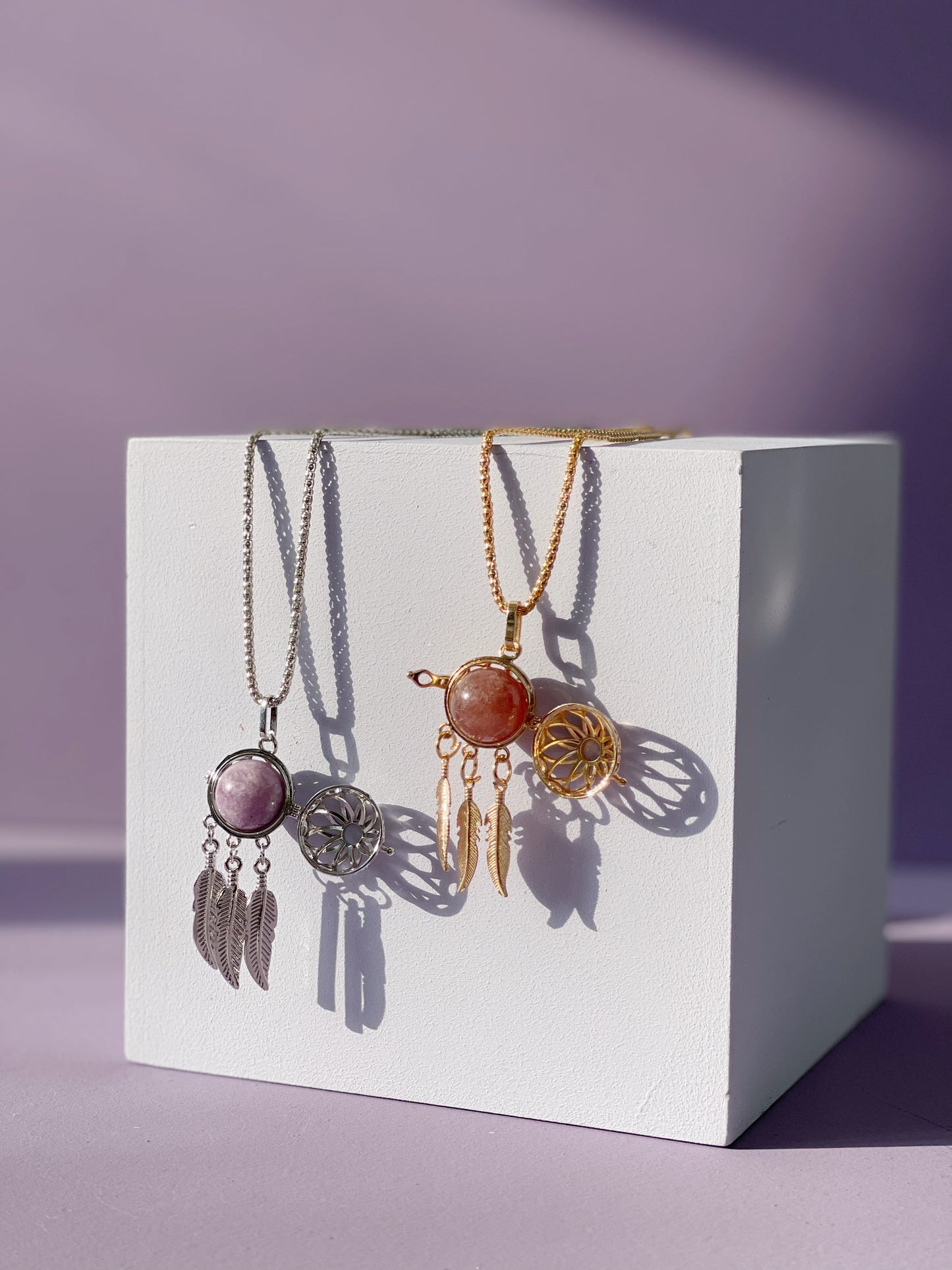 Dreamcatcher Locket Bag Charm and Necklace