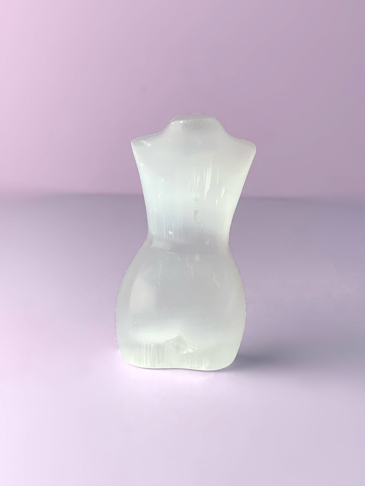 Satin Spar Selenite Goddess Body