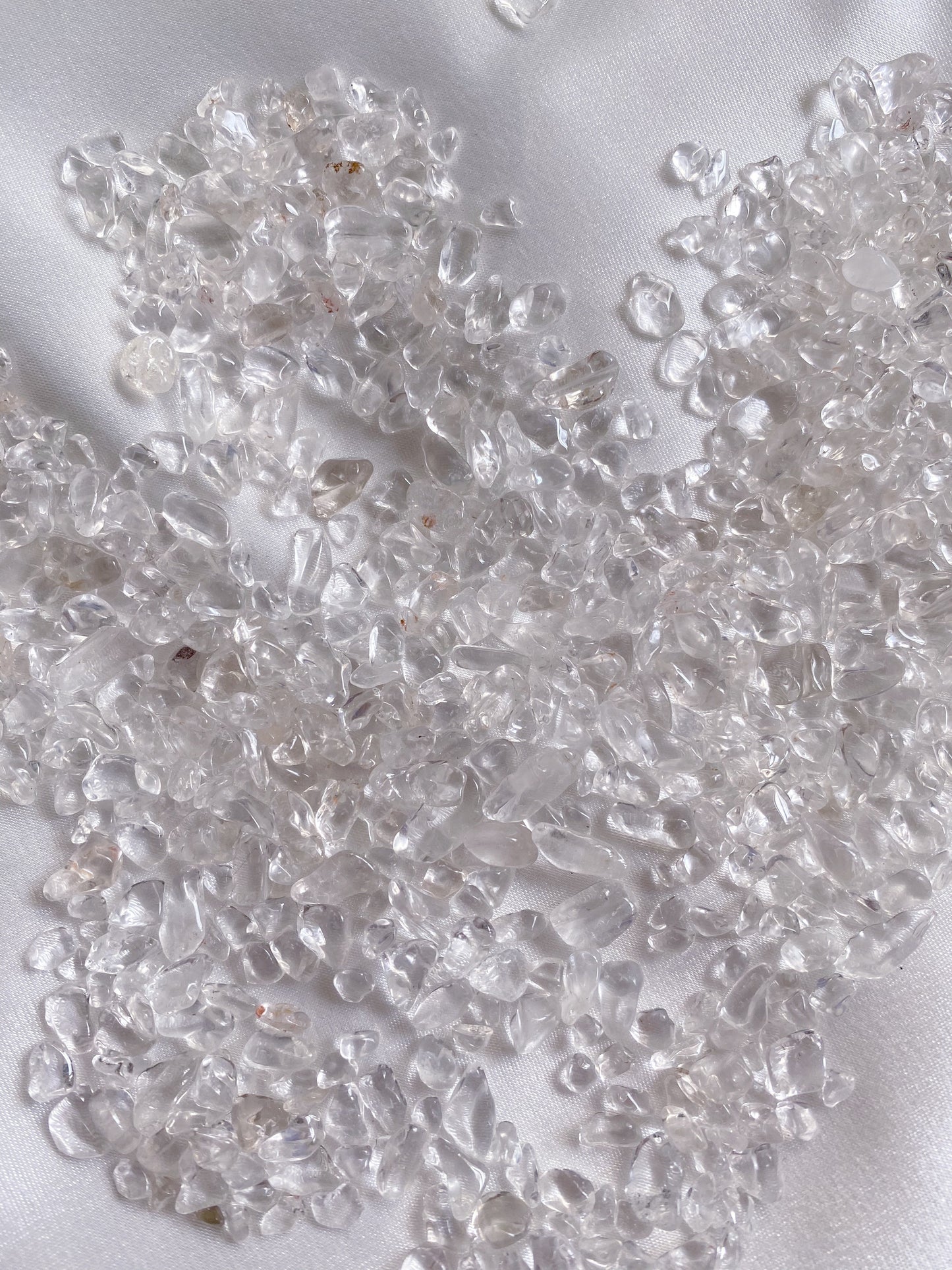 Clear Quartz Chips - Caring Crystals