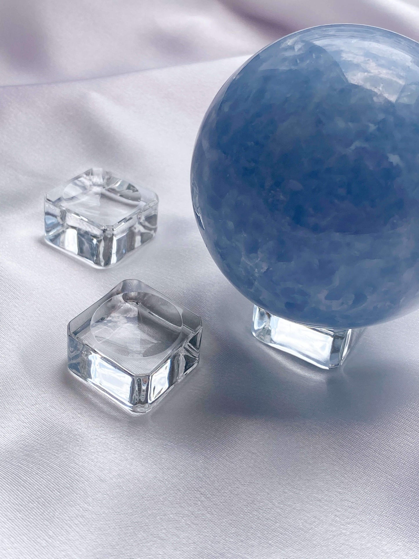 Glass Sphere Stand - Caring Crystals