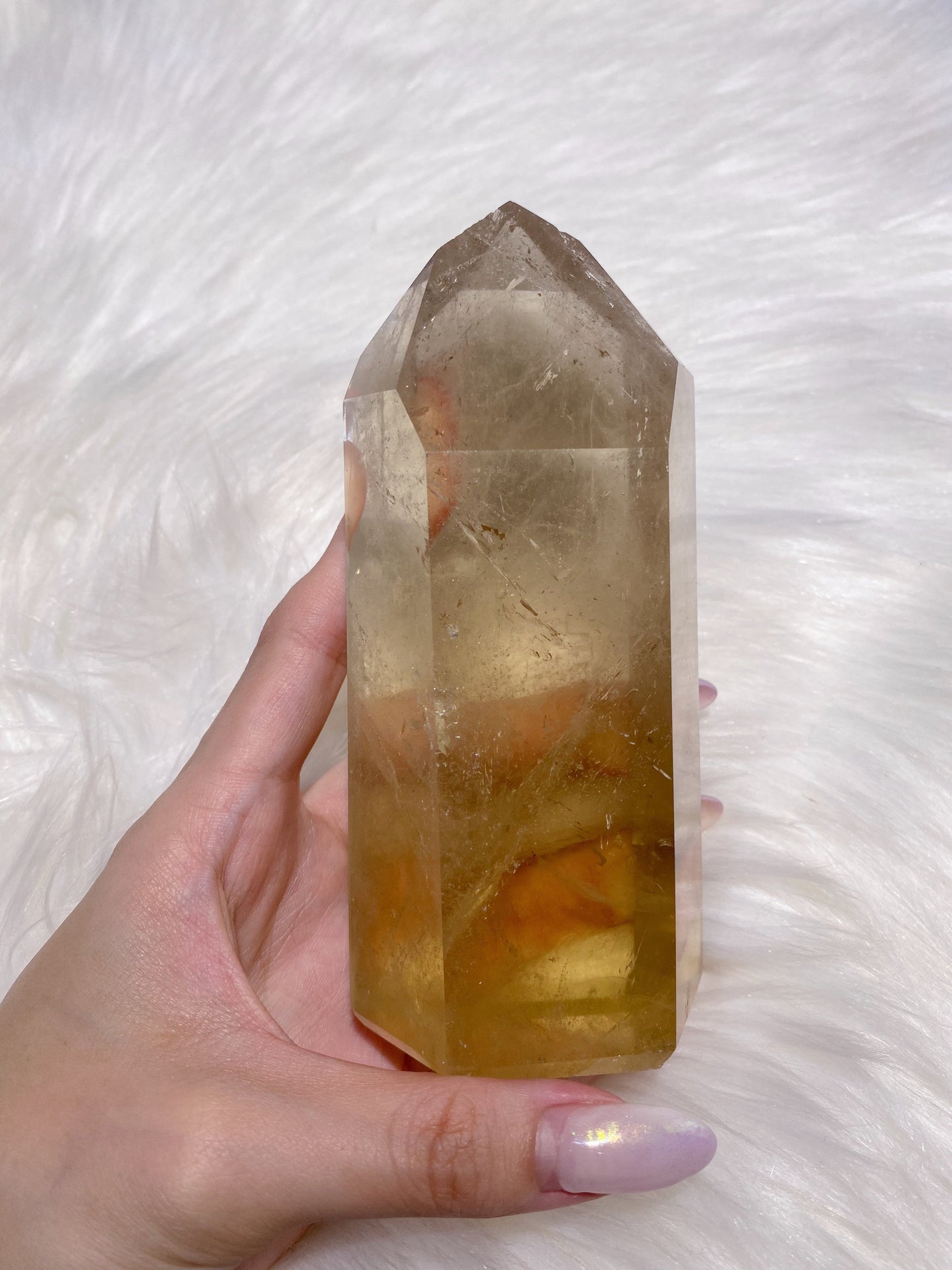 Natural Citrine Point/ Tower 628TA - Caring Crystals
