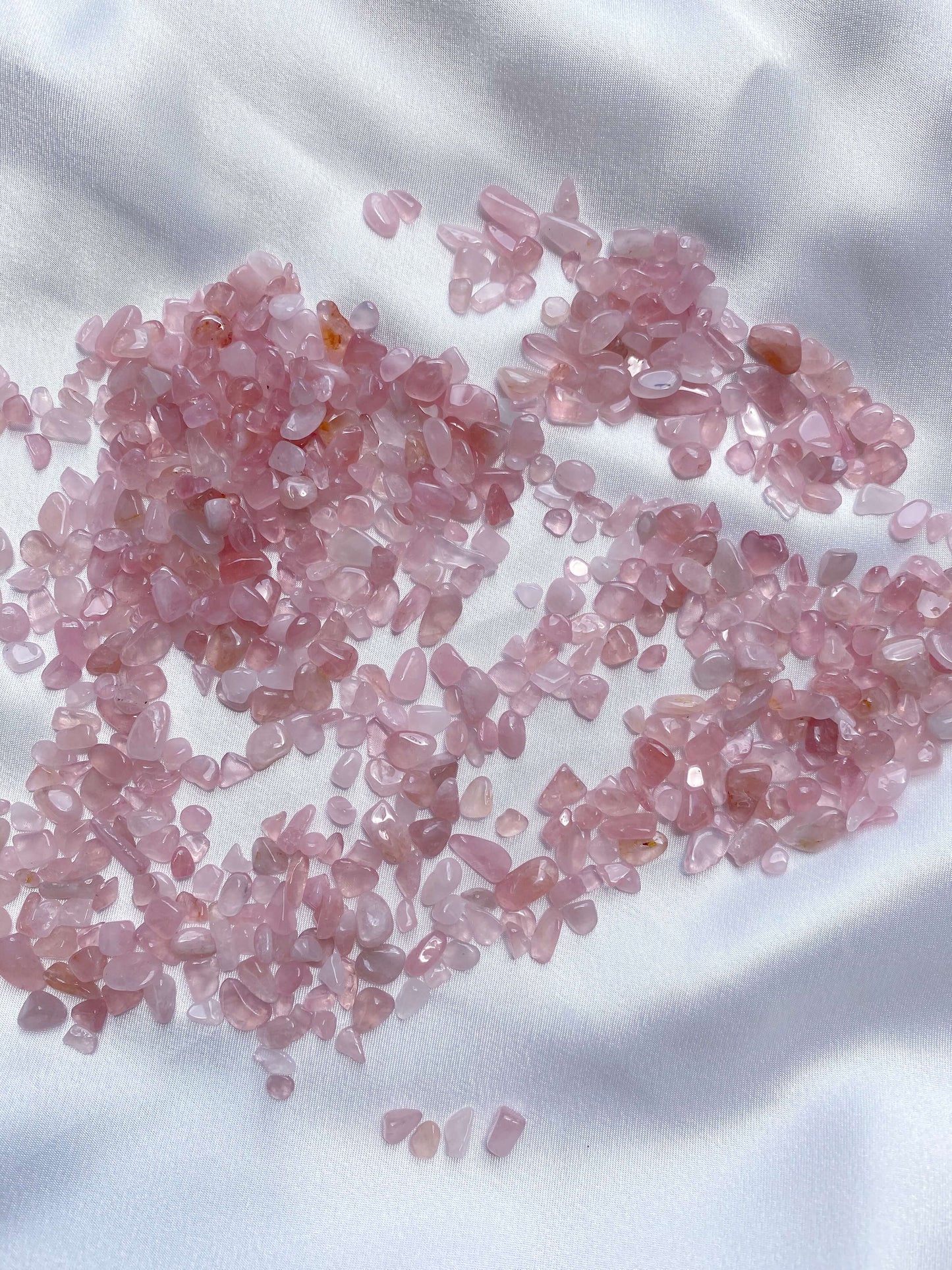 Rose Quartz Chips - Caring Crystals