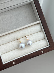 [18K Earring] 18k Triple Diamond