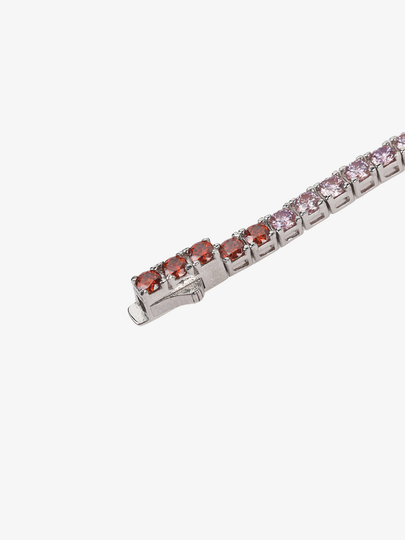 Rainbow Moissanite Tennis Bracelet 0.10CT [Made to Order]
