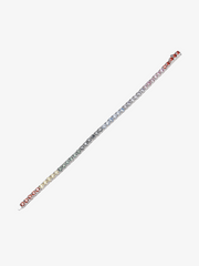 Rainbow Moissanite Tennis Bracelet 0.10CT [Made to Order]