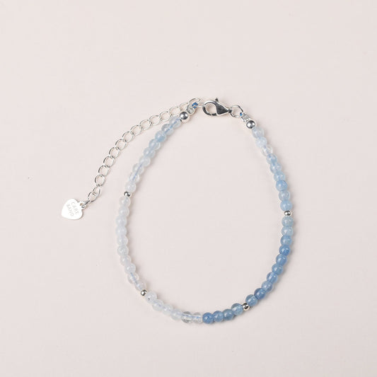 Care Band Aquamarine Round Bracelet
