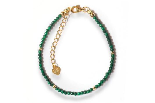 Care Band Malachite Round Bracelet