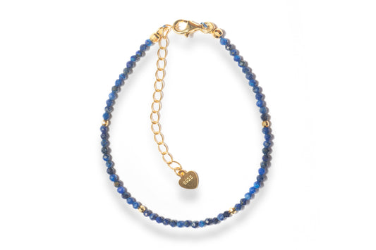 Care Band Lapis Lazuli Faceted Bracelet