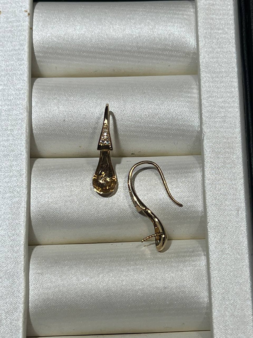 [18K Earring] Diamond High Heel