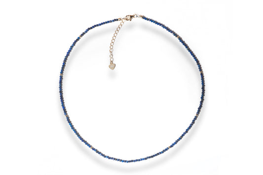 Care Band Lapis Lazuli Faceted Necklace