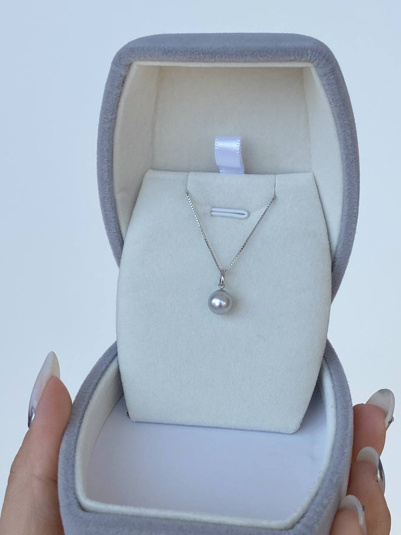 [18K Pendant] Oval Simple Clasp
