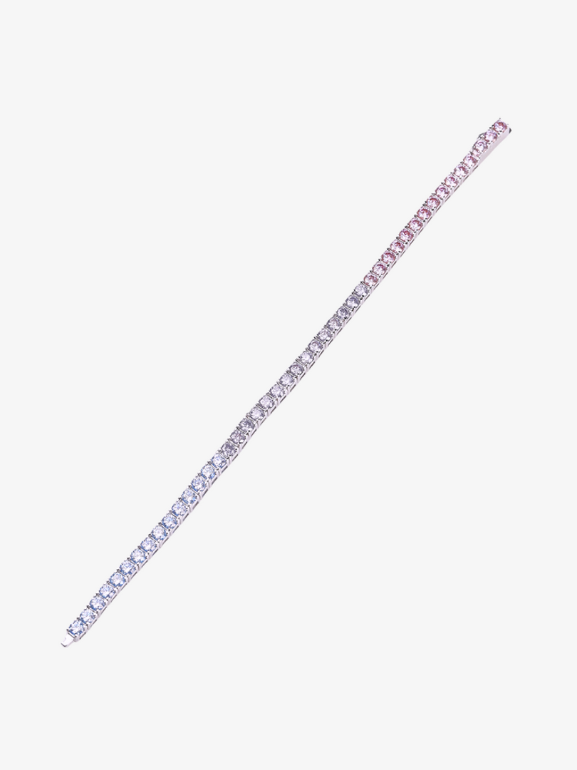 Pastel Moissanite Tennis Bracelet 0.10CT [Made to Order]