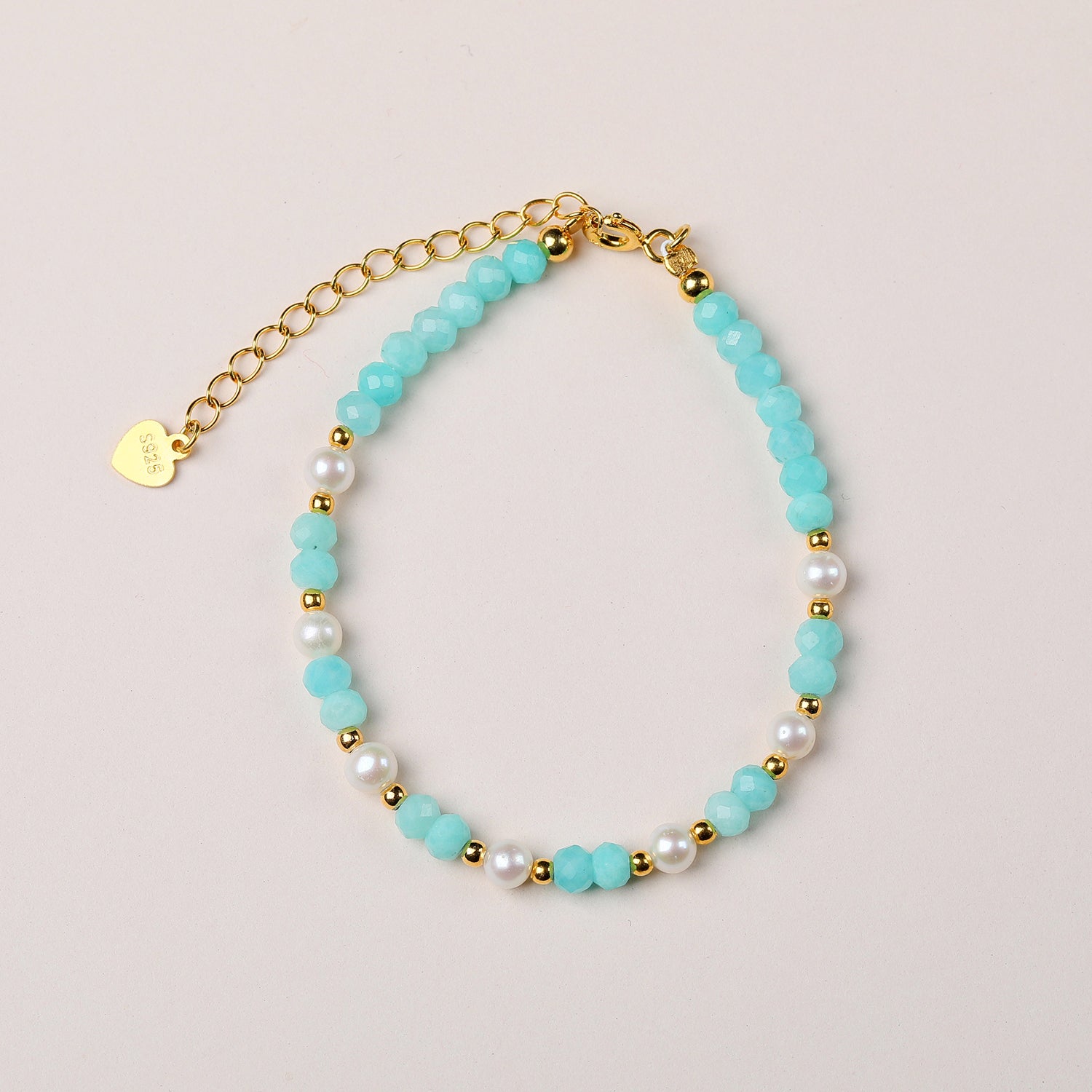 Pearly Amazonite Gold