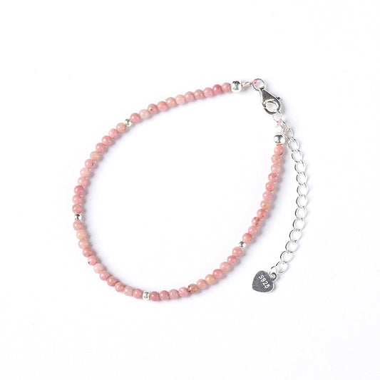 Care Band Pink Petrified Wood Bracelet