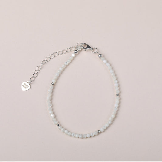 Care Band White Conch Round Bracelet