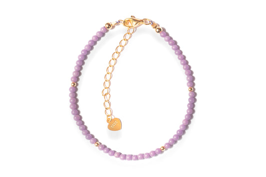 Care Band Lepidolite Round Bracelet