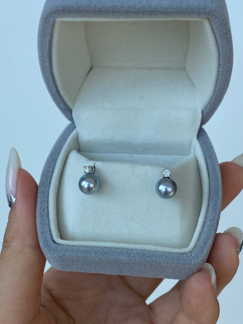 [18K Earring] Diana Ear Stud 0.10CT