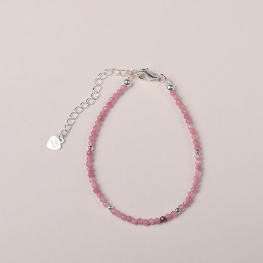 Care Band Pink Tourmaline Faceted Bracelet